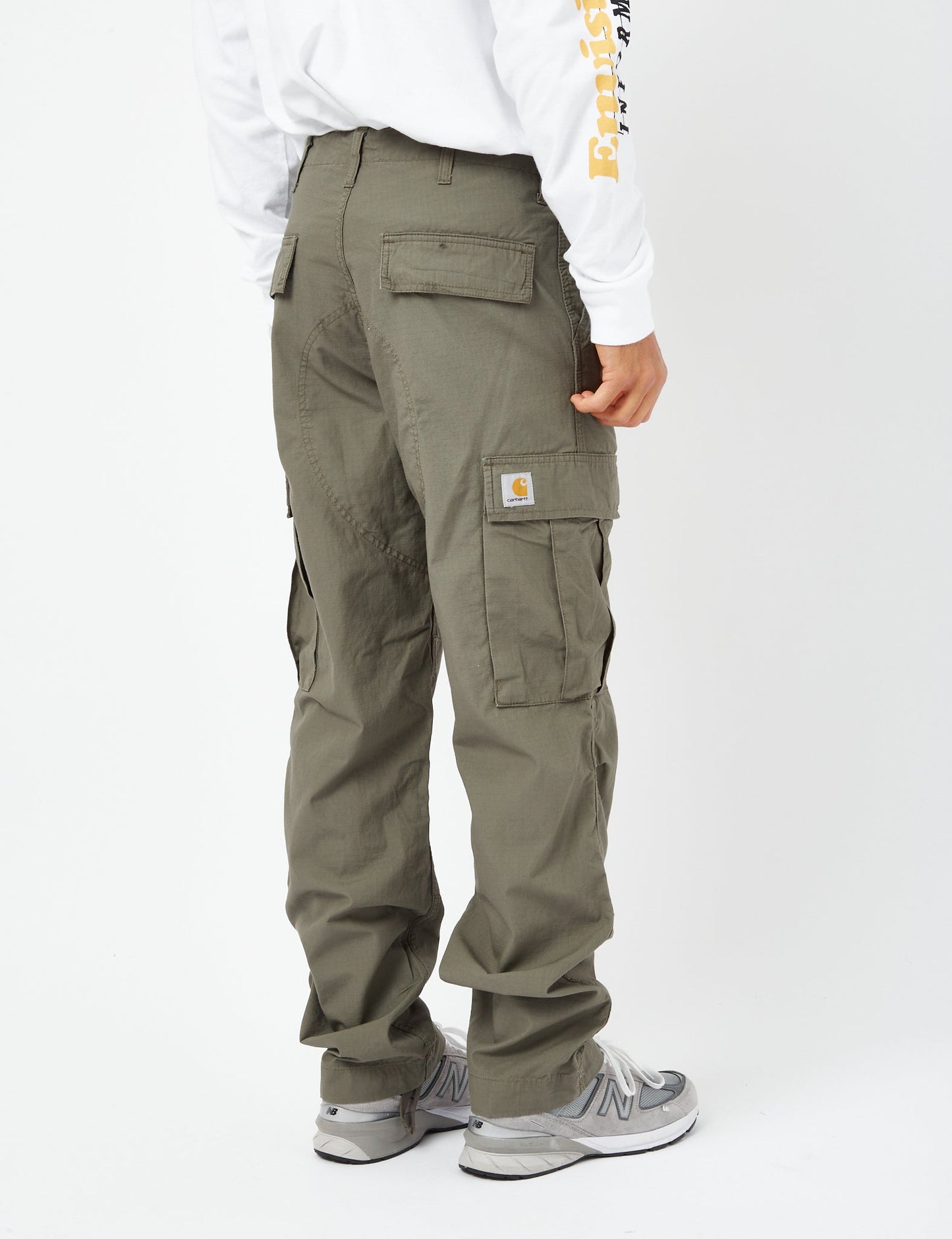 Pantalon cargo classique (Ripstop) - Vert Algue