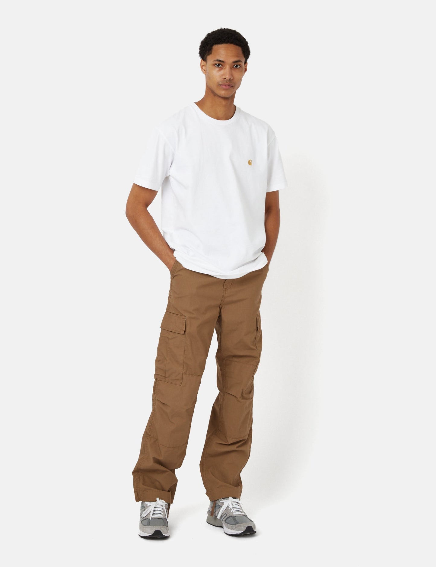 Pantalon Cargo Regular (Ripstop) - Marron Buffalo