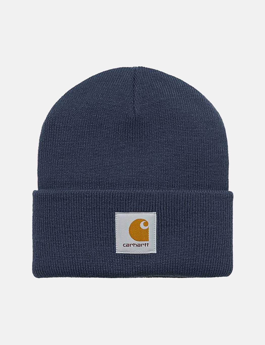 Kurze Beanie Mütze – Cassisblau