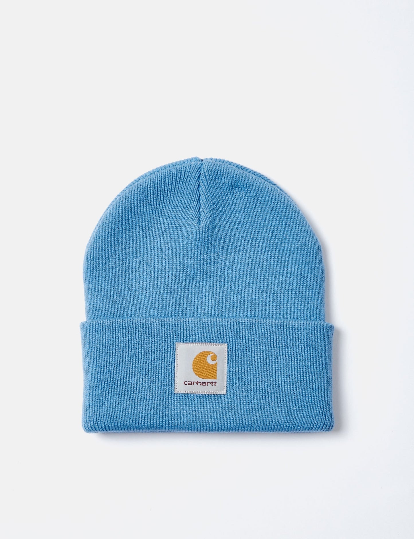 Kurze Beanie Mütze – Cassisblau