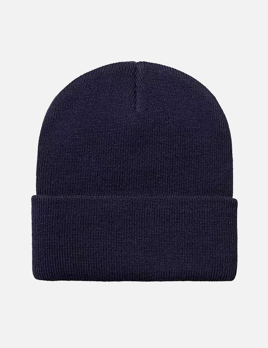 Kurze Beanie Mütze – Cassisblau