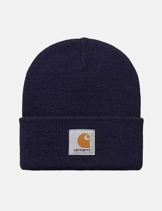 Bonnet court en tricot - Cassis Bleu