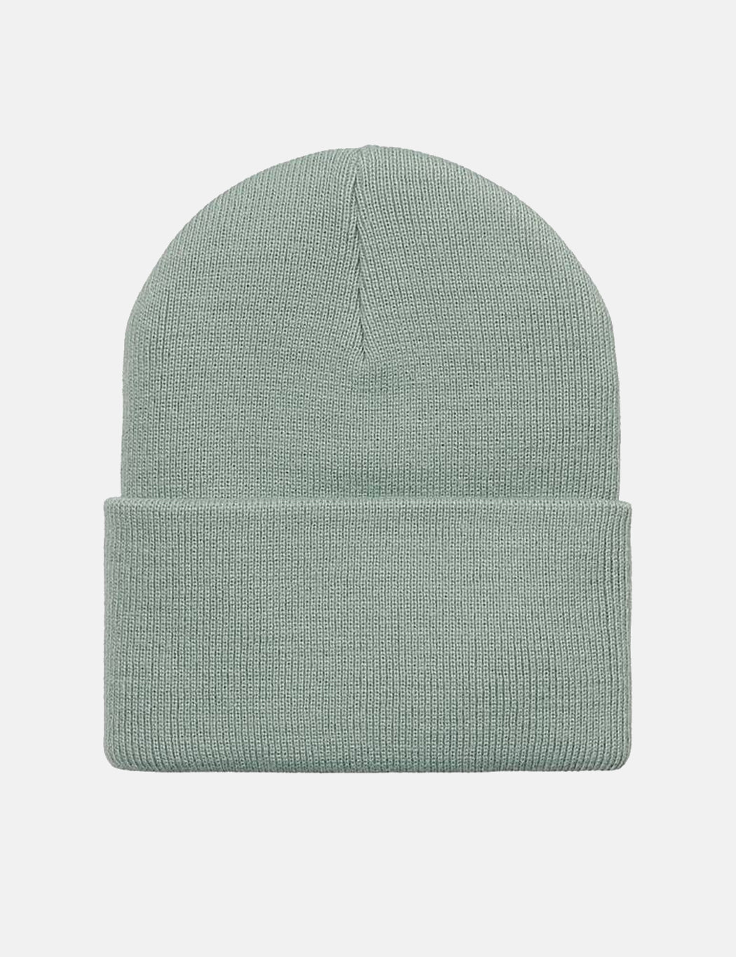 Uhr-Beanie-Mütze – Nebliges Salbeigrün