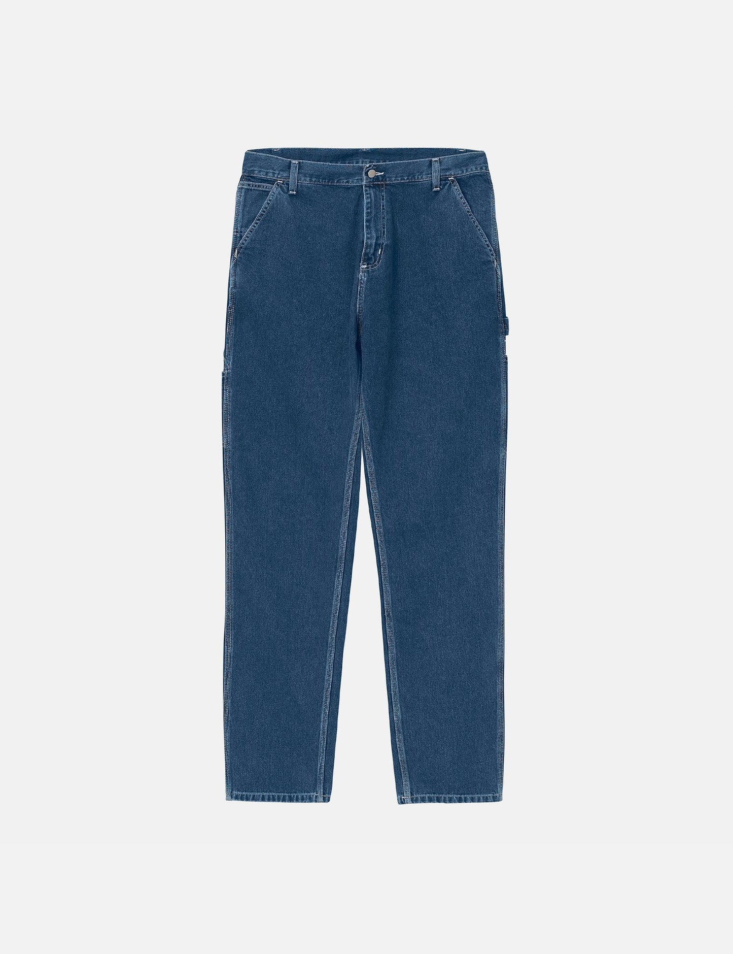 Pantalon Ruck simple genou (coupe droite) - Bleu délavé