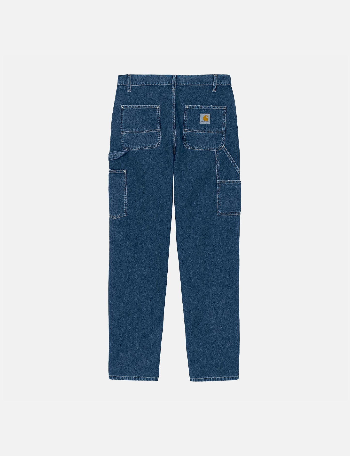 Pantalon Ruck simple genou (coupe droite) - Bleu délavé