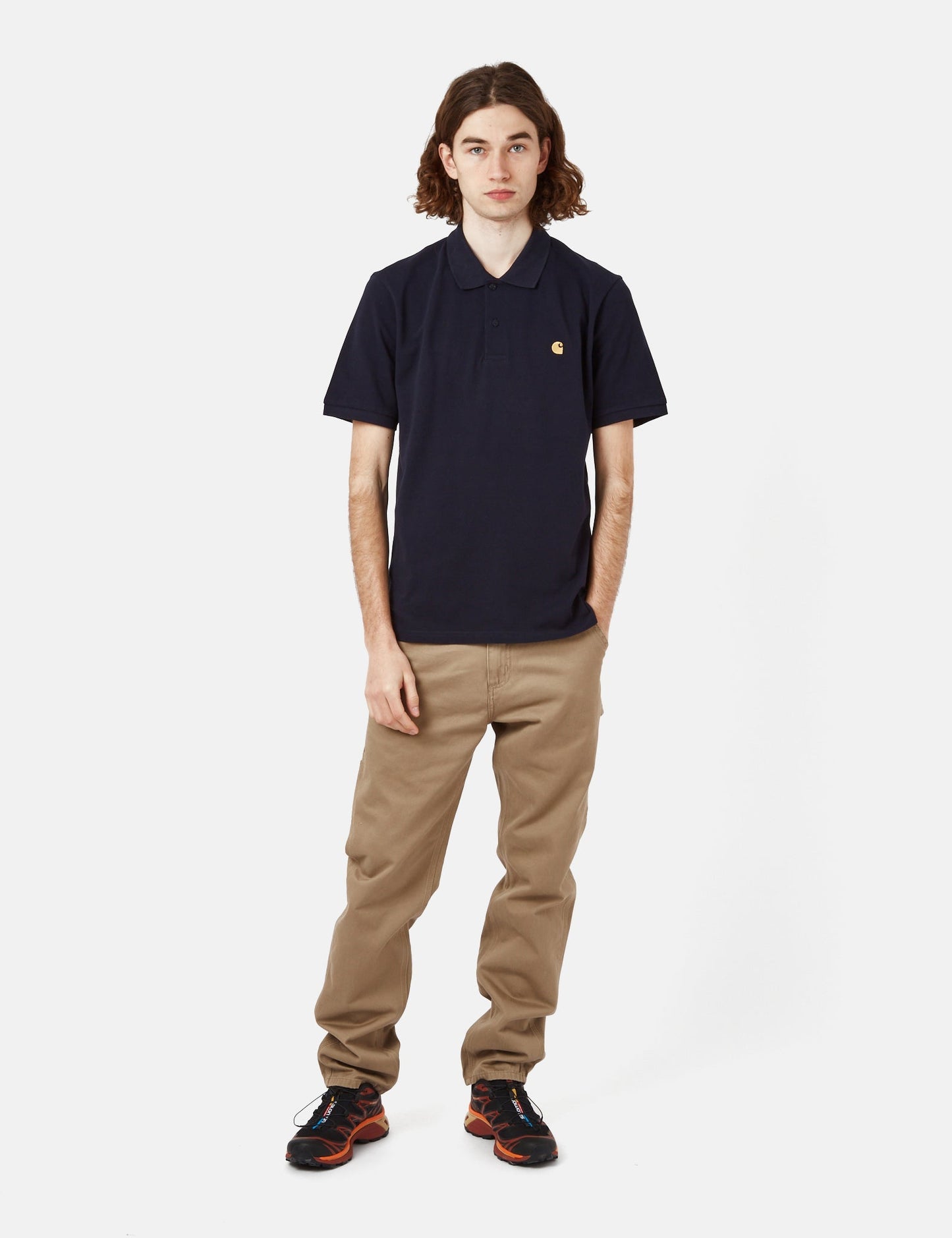 Polo Chase Pique - Bleu Marine Foncé