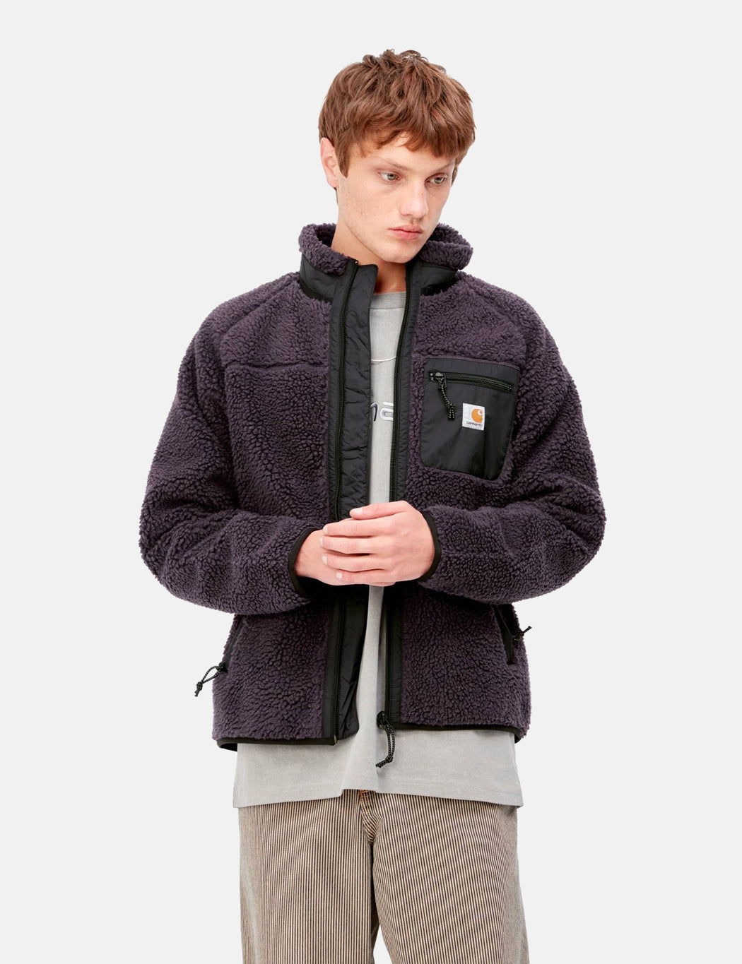 Prentis Liner Jacke - Dunkles Pflaumenlila/Schwarz
