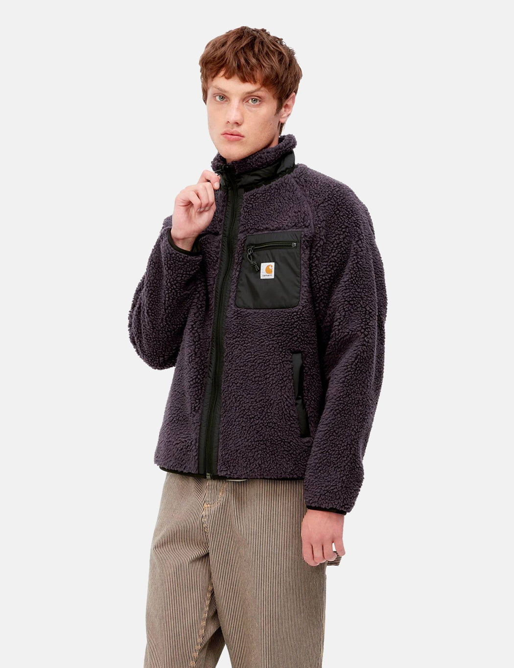 Prentis Liner Jacke - Dunkles Pflaumenlila/Schwarz