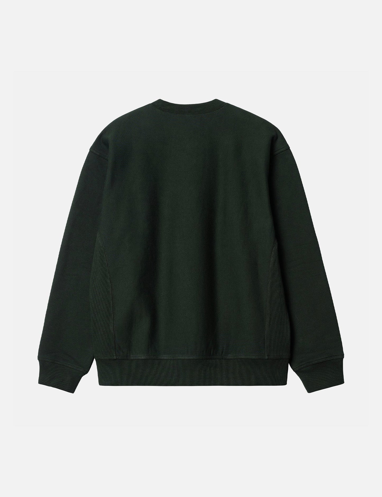 Sweat-shirt American Script - Vert Cèdre Foncé