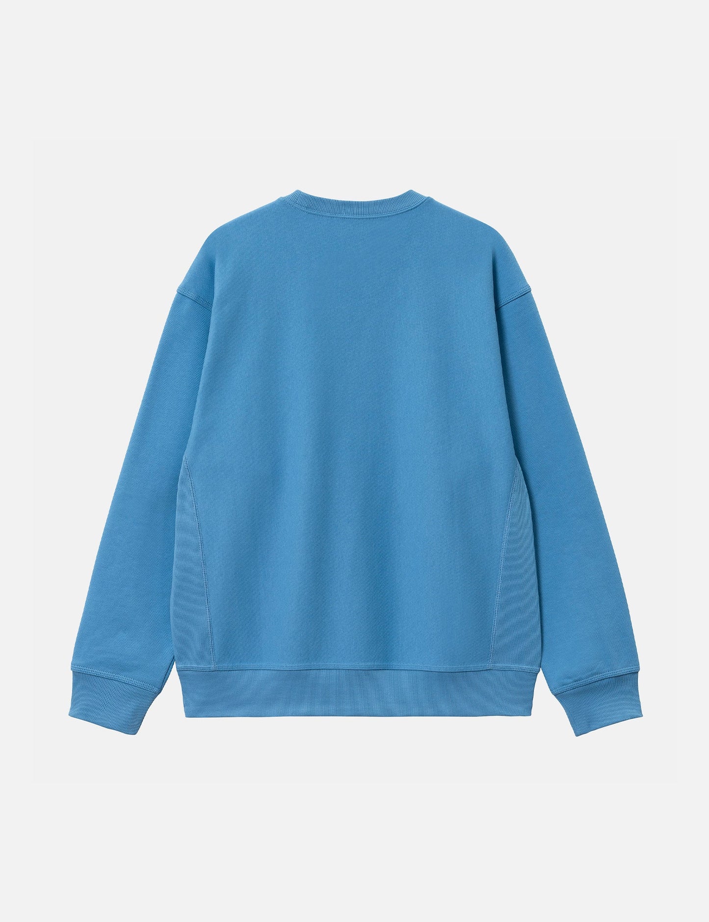Sweat-shirt American Script - Bleu Piscine