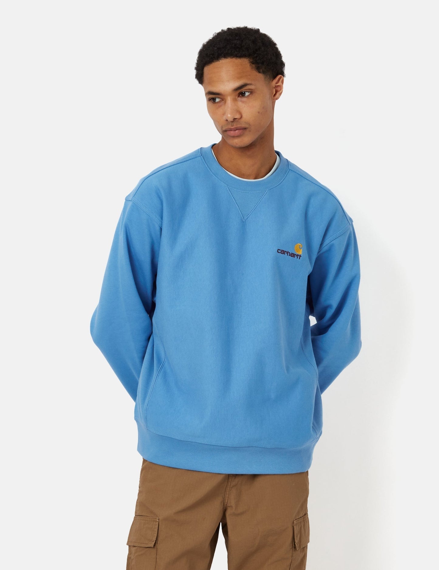 Sweat-shirt American Script - Vert Cèdre Foncé