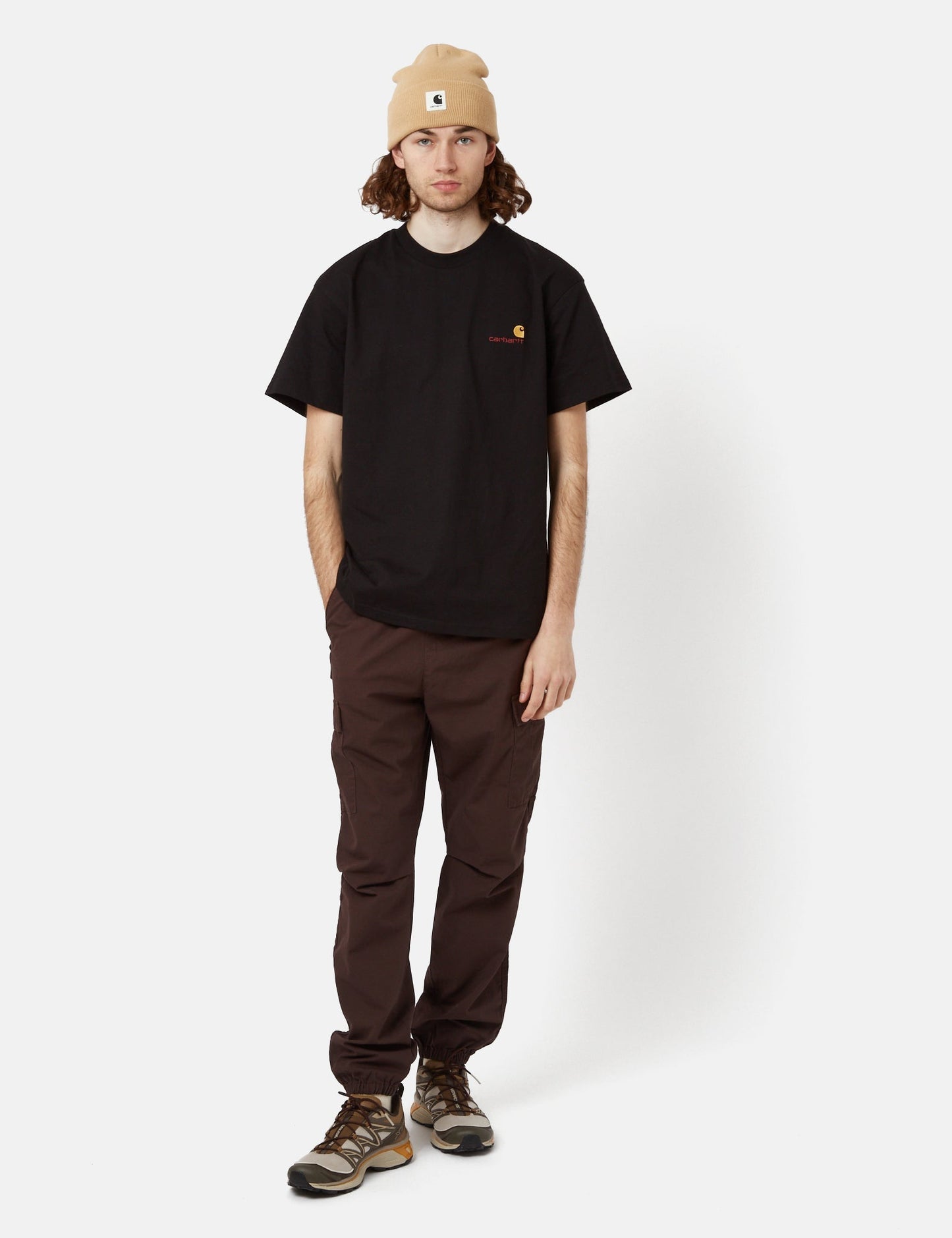 Pantalon de survêtement cargo (Ripstop) – Marron Terre d'ombre Foncé