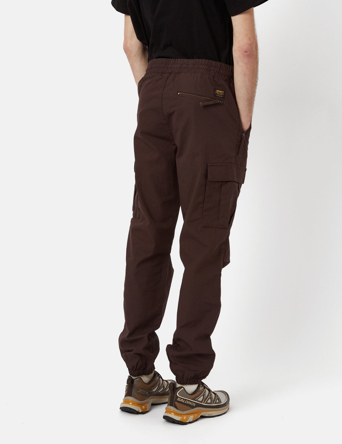 Pantalon de survêtement cargo (Ripstop) – Marron Terre d'ombre Foncé