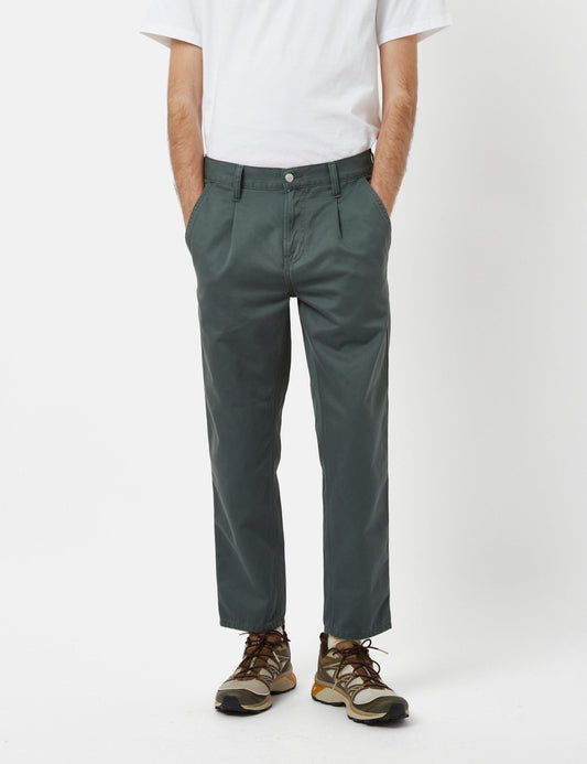Pantalon Abbott (coupe fuselée normale) - Vert Jura