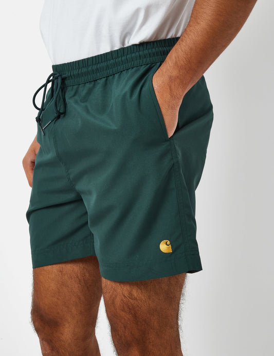 Short de bain Chase - Vert botanique