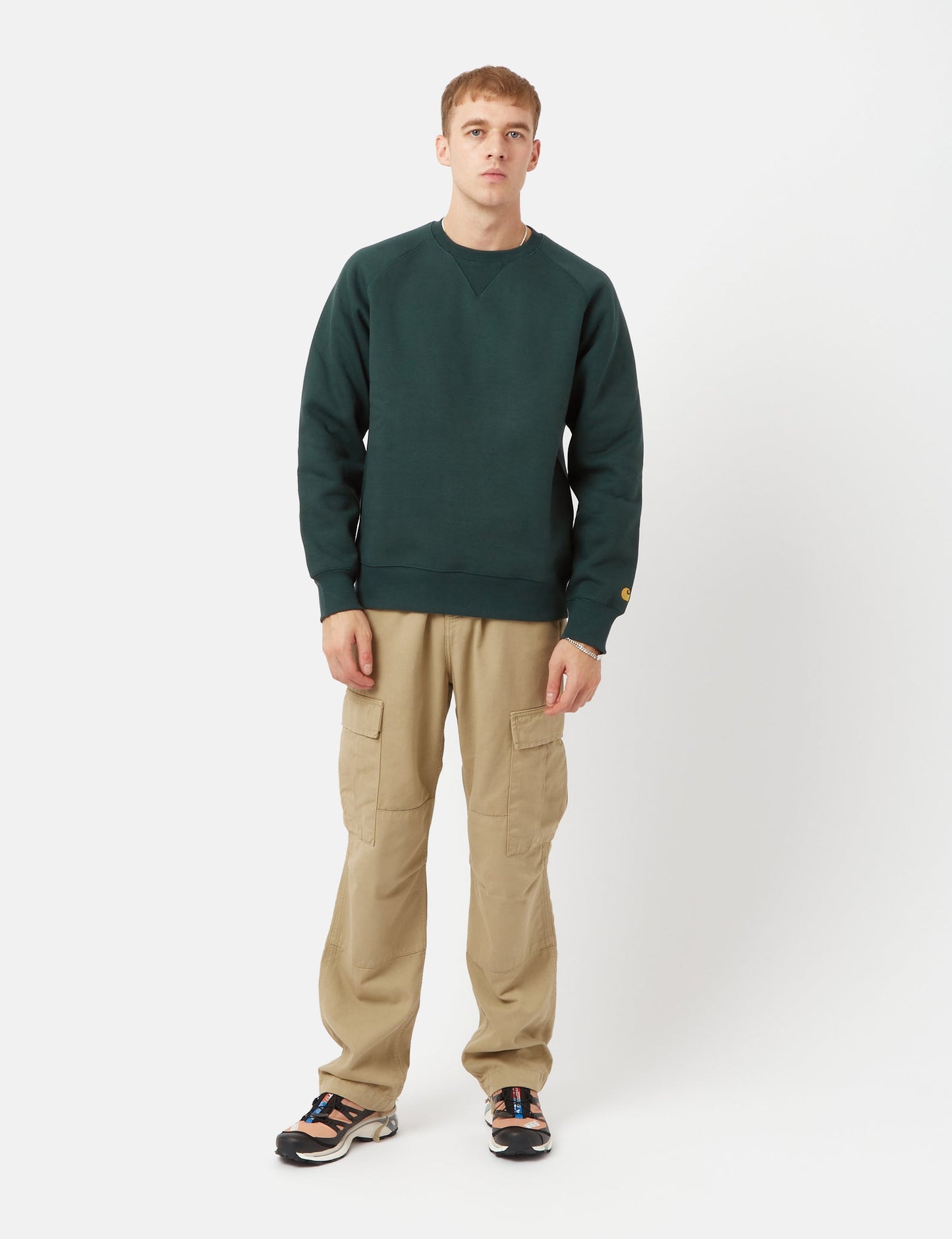 Sweat-shirt Chase - Vert Genévrier