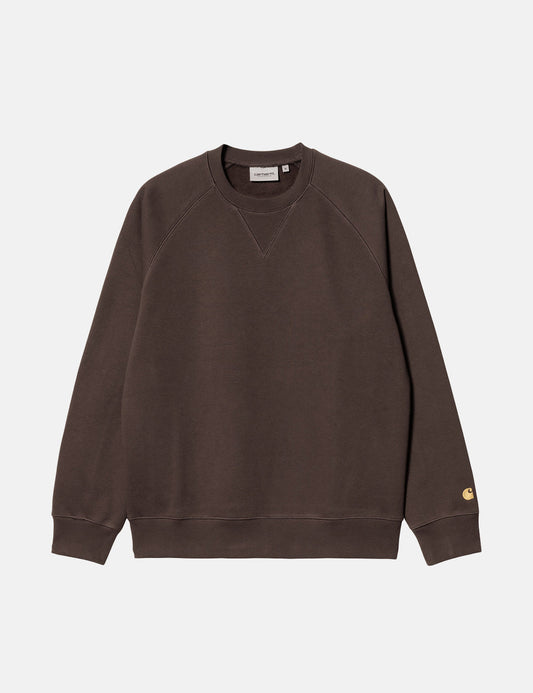Chase Sweatshirt – Dunkelumberbraun
