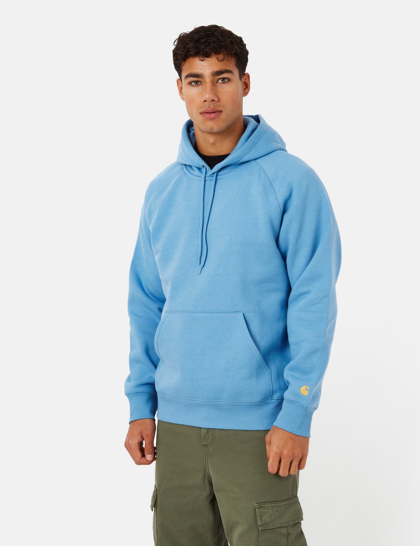 Chase Kapuzen-Sweatshirt - Piscine Blau