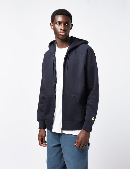 Chase Kapuzen-Sweatshirt mit Reißverschluss - Dunkelmarineblau