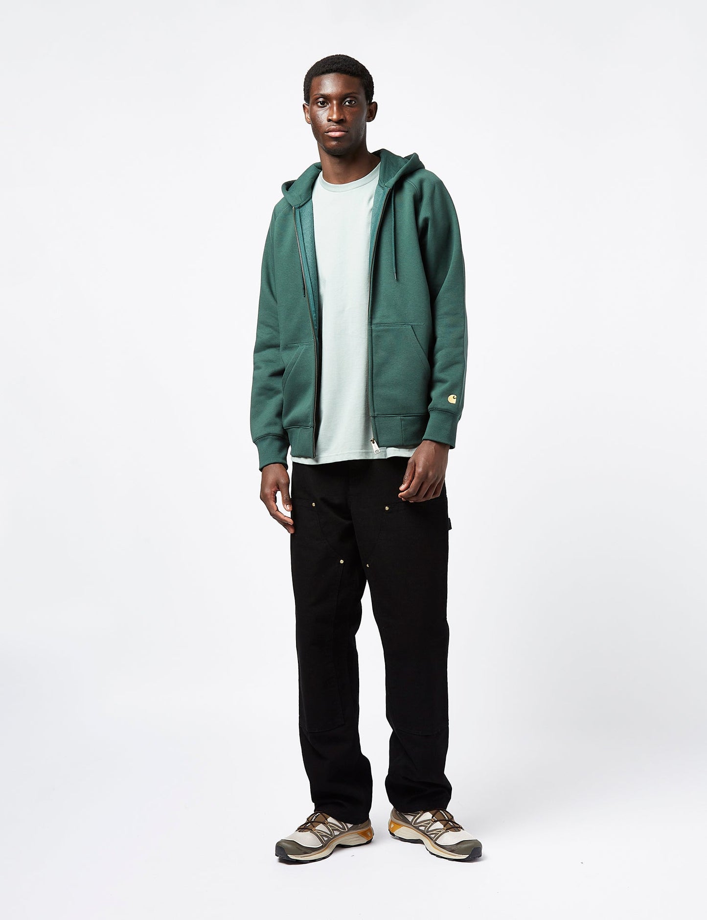 Chase Kapuzen-Sweatshirt mit Reißverschluss - Discovery Green
