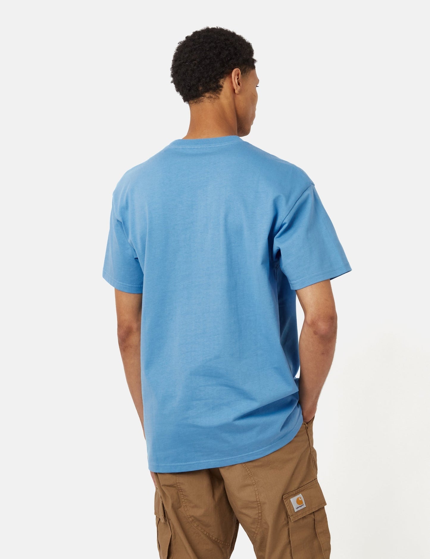 T-shirt Chase (ample) - Bleu Piscine