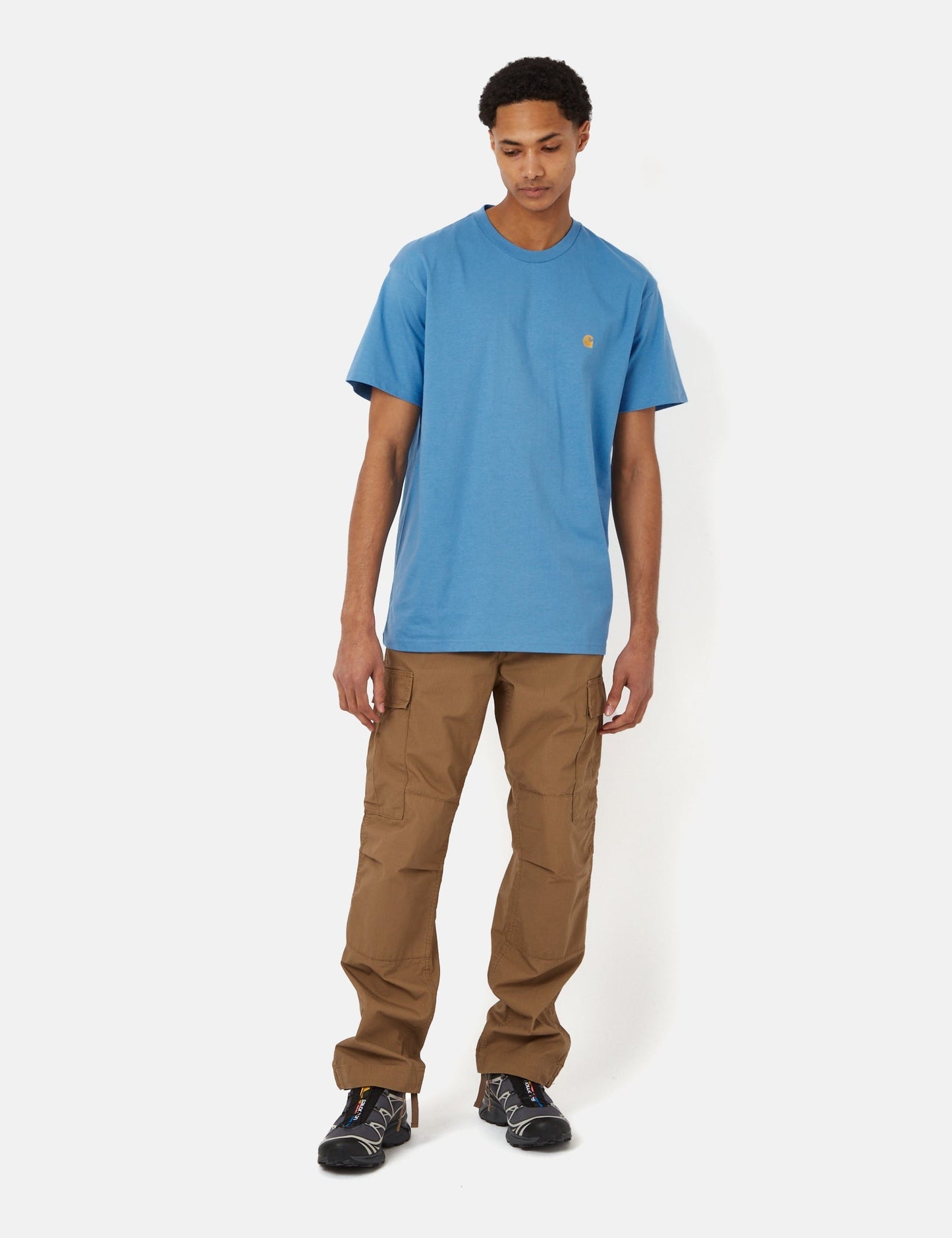T-shirt Chase (ample) - Bleu Piscine