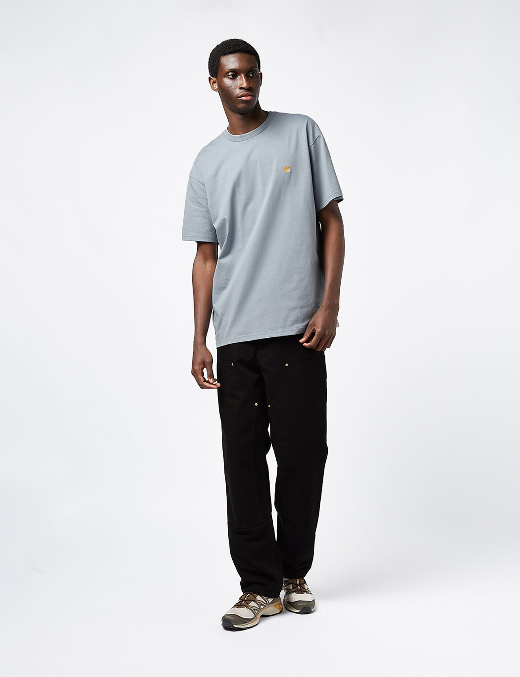 Chase T-Shirt (Loose) – Spiegelgrau