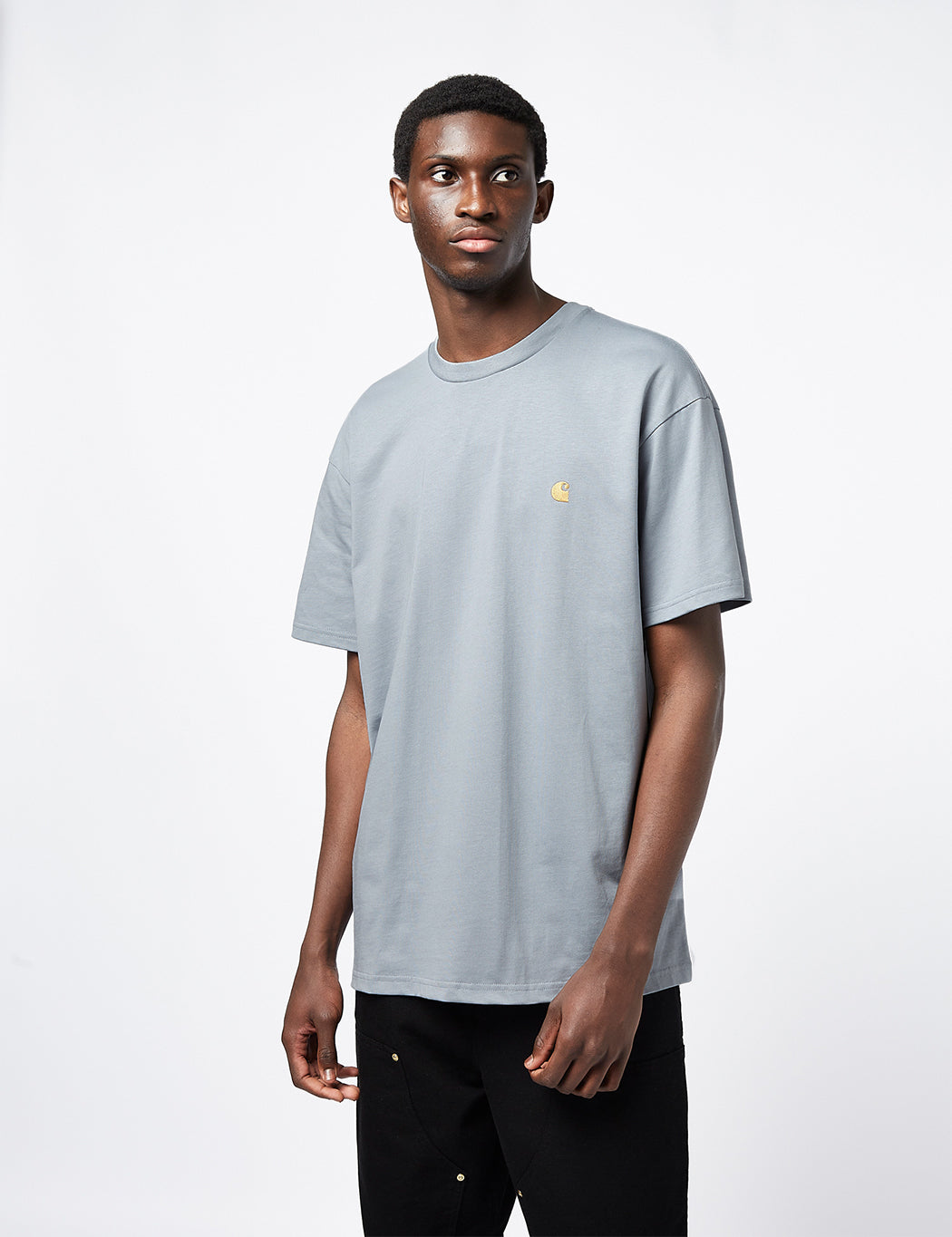 Chase T-Shirt (Loose) – Spiegelgrau