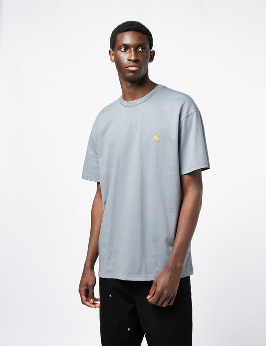 Chase T-Shirt (Loose) – Spiegelgrau