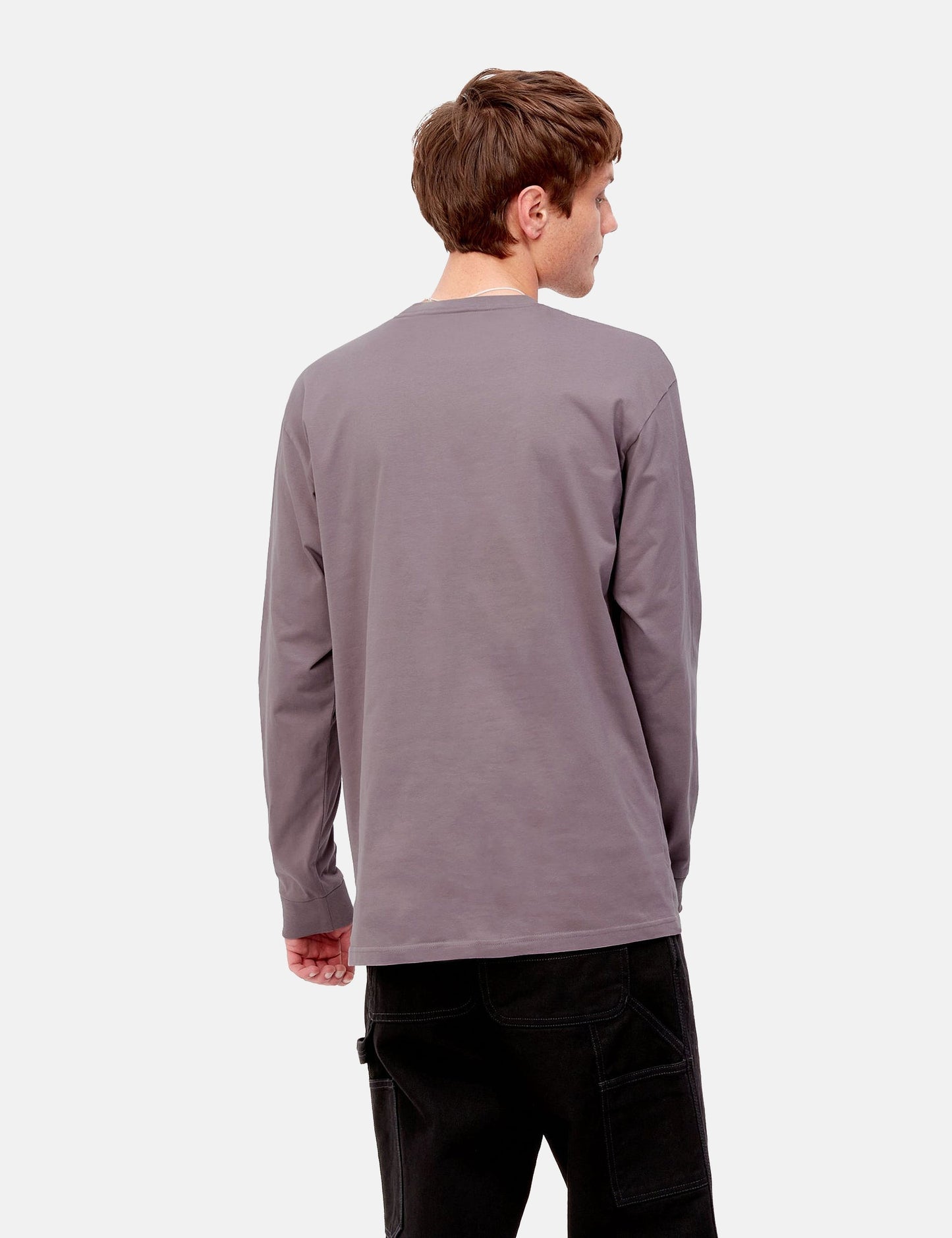 Chase Langarmshirt – Misty Thistle Pink