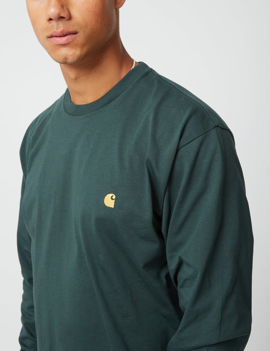 Chase Longsleeve T-Shirt - Juniper Green