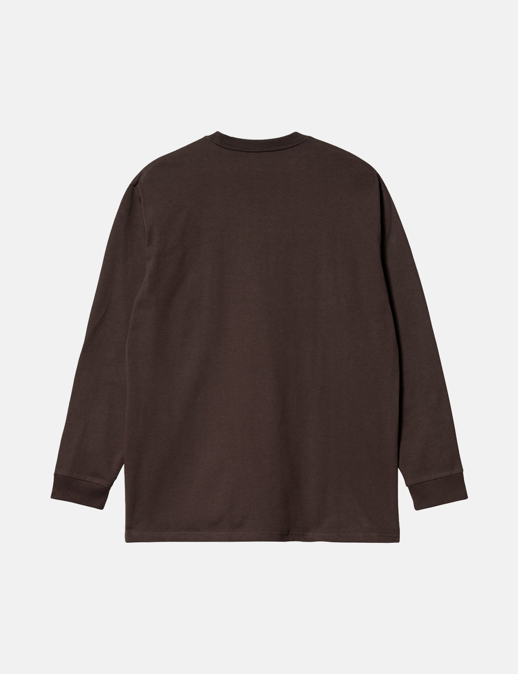 Chase Langarm-T-Shirt - Dunkelumberbraun