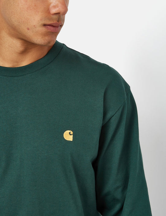 Chase Langarmshirt (locker geschnitten) – Discovery Green