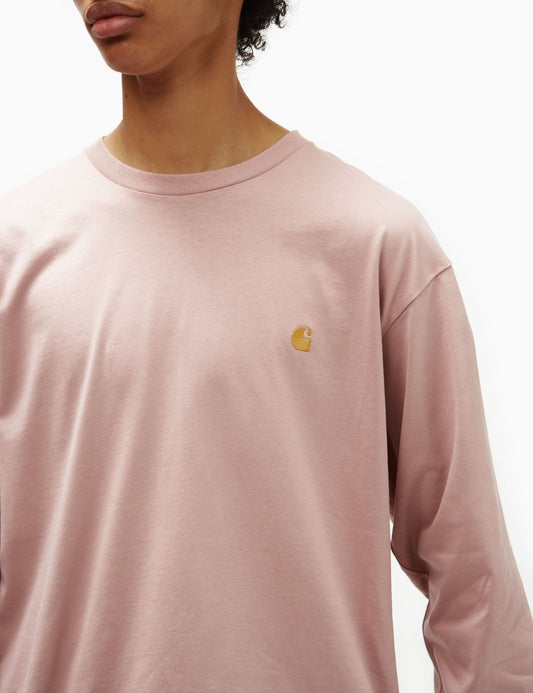 T-shirt manches longues Chase (ample) - Rose verrier