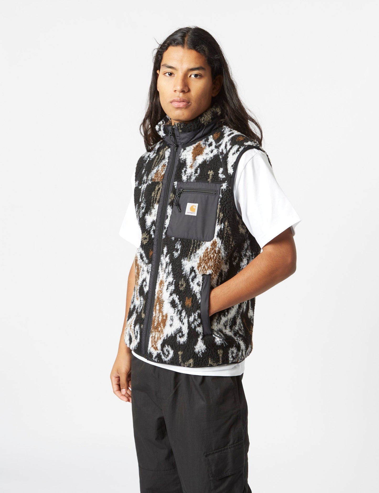 Prentis Vest Fleece-Futter (Baru Jacquard) – Schwarz