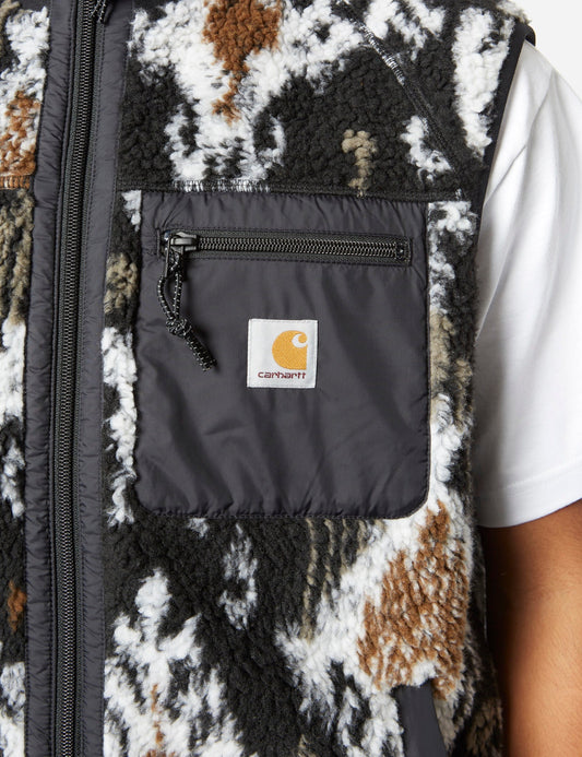 Polaire Prentis Vest (Jacquard Baru) - Noir