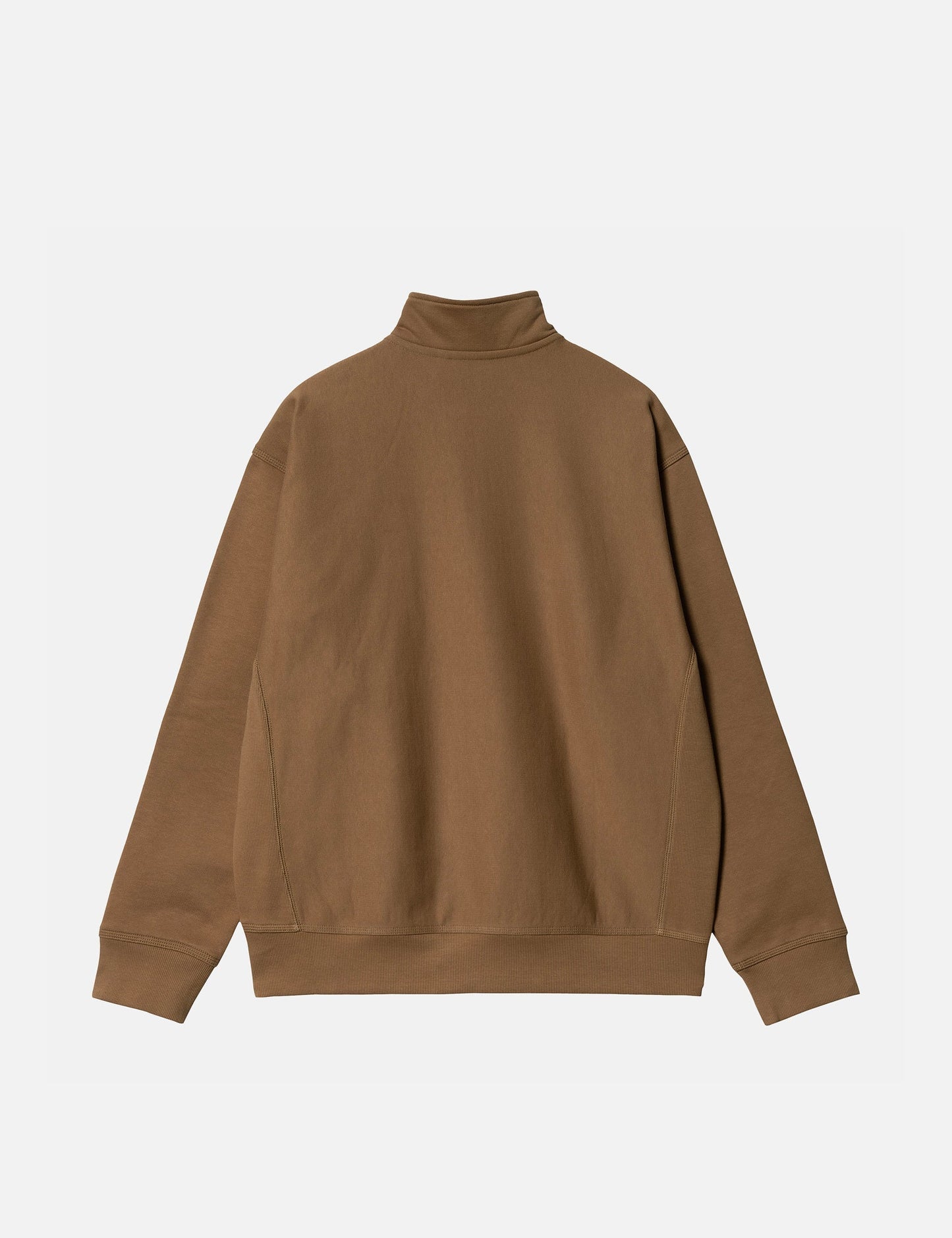Sweat-shirt Demi-zip American Script - Marron Buffalo