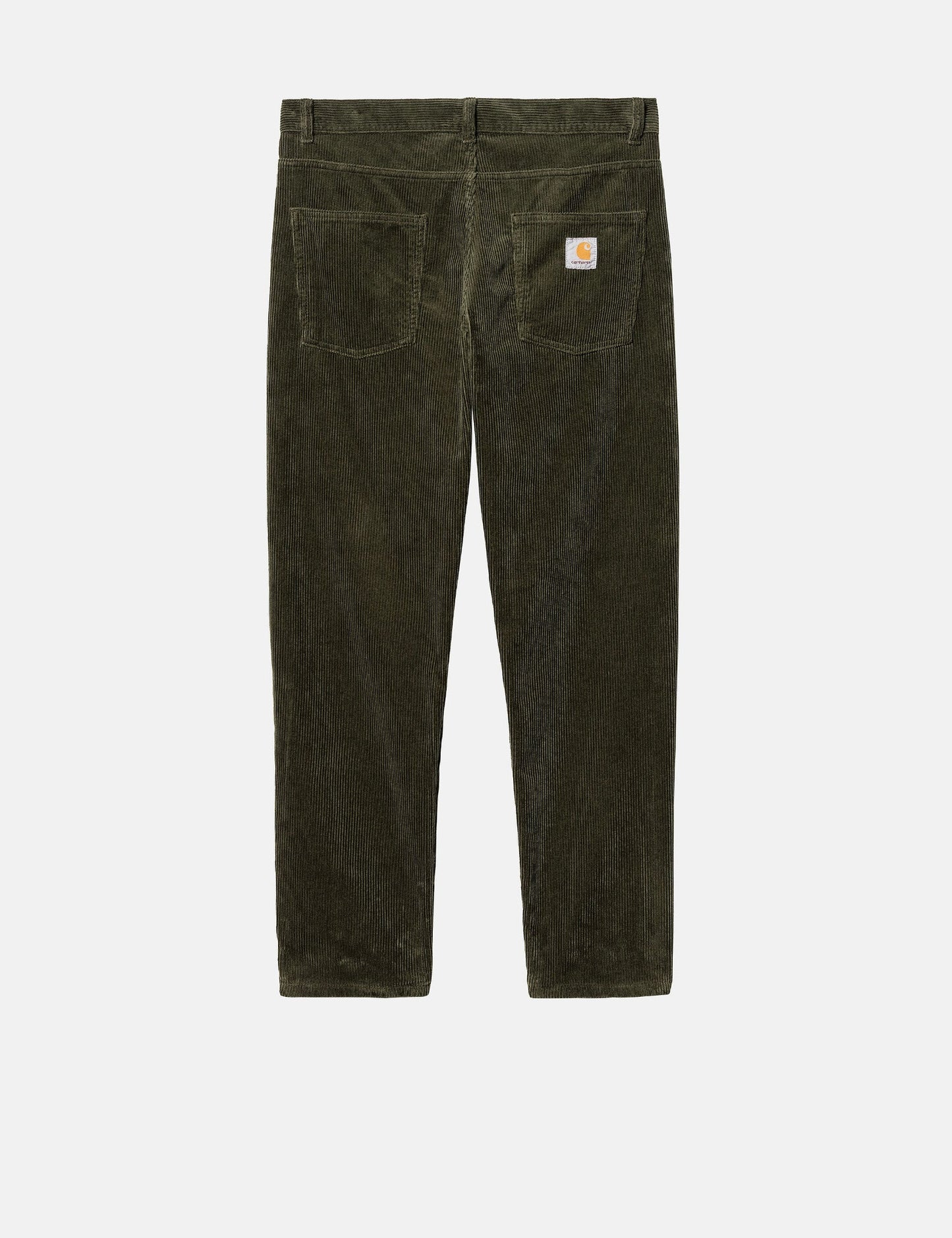 Pantalon Newel en velours côtelé (coupe décontractée) - Vert Végétal