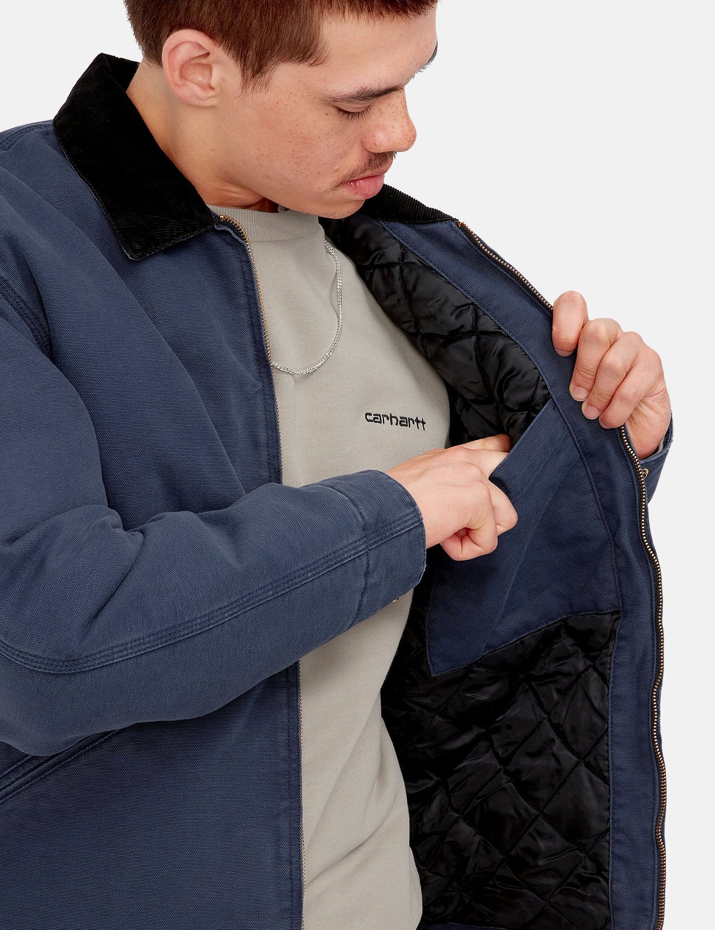 OG Detroit Jacket - Enzianblau/Schwarz
