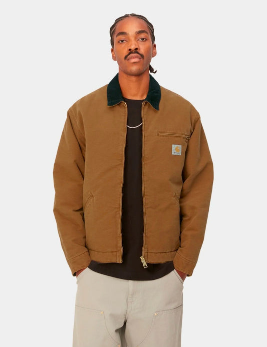 Veste Detroit OG (toile vieillie bio) - Dusty Hamilton Brown
