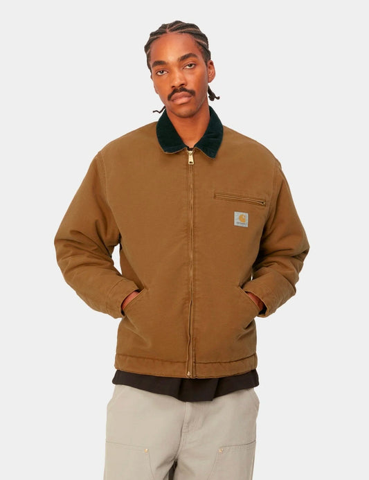 Veste Detroit OG (toile vieillie bio) - Dusty Hamilton Brown