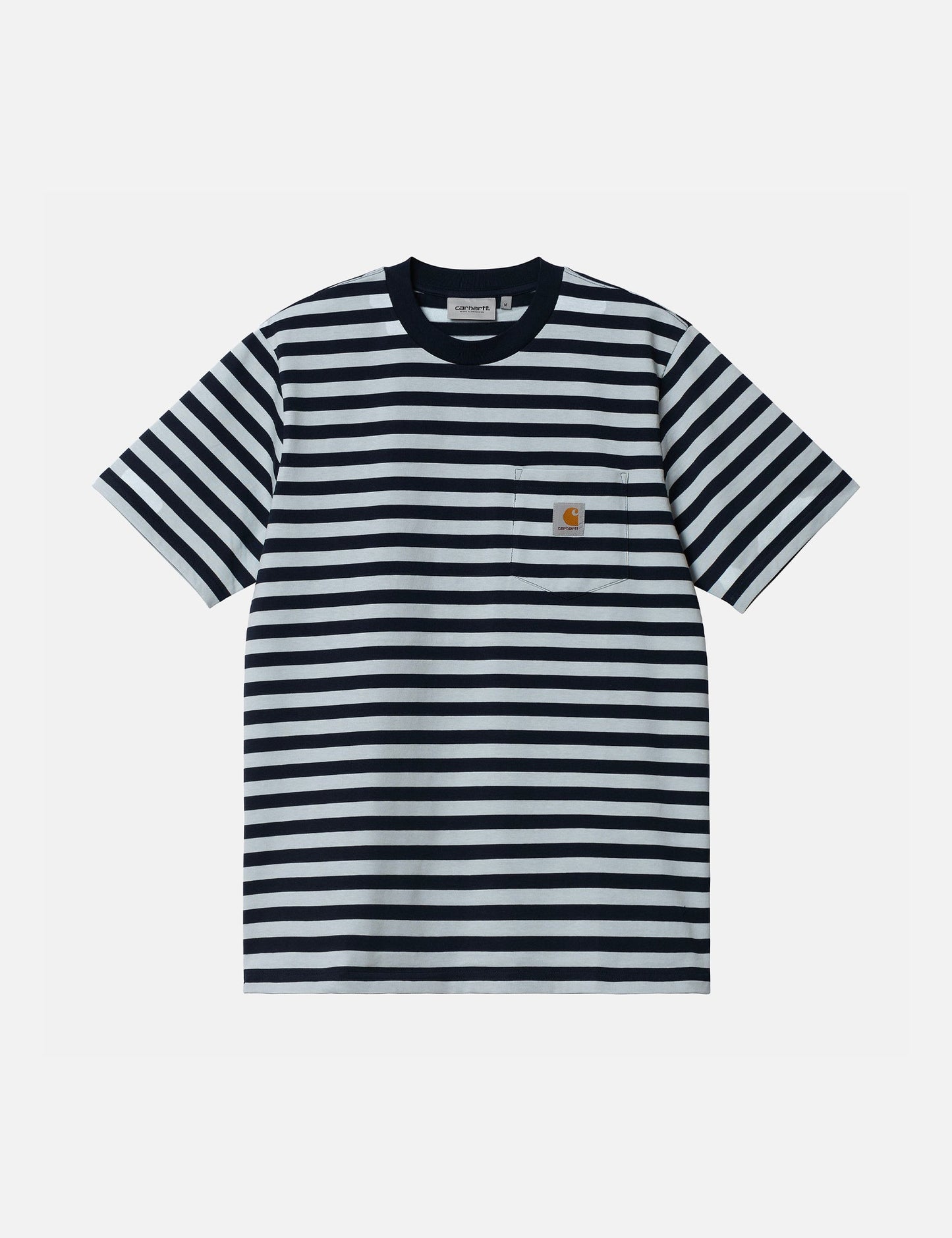 T-shirt Scotty à poche rayée (coupe classique) - Bleu Atome/Bleu Icare