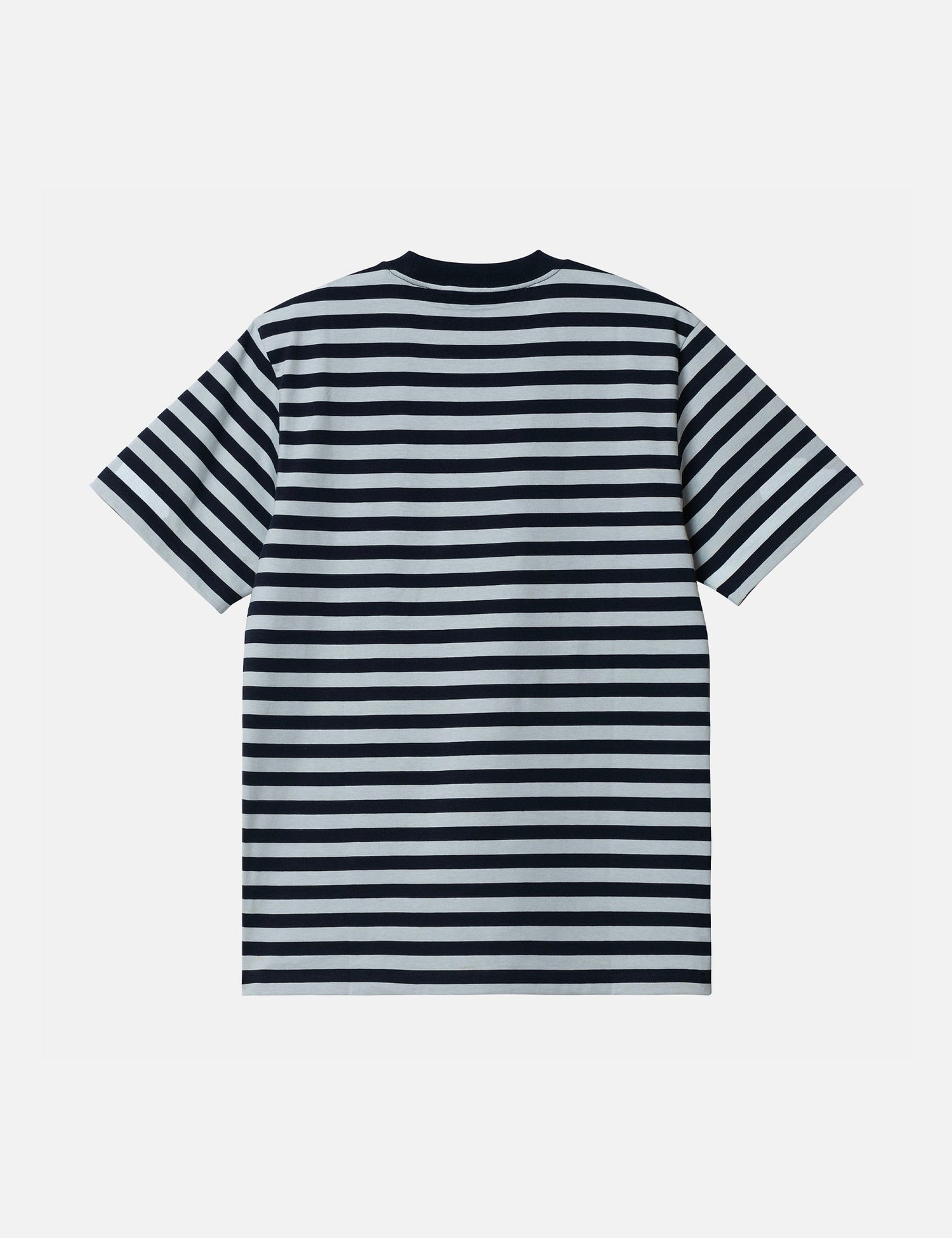 T-shirt Scotty à poche rayée (coupe classique) - Bleu Atome/Bleu Icare
