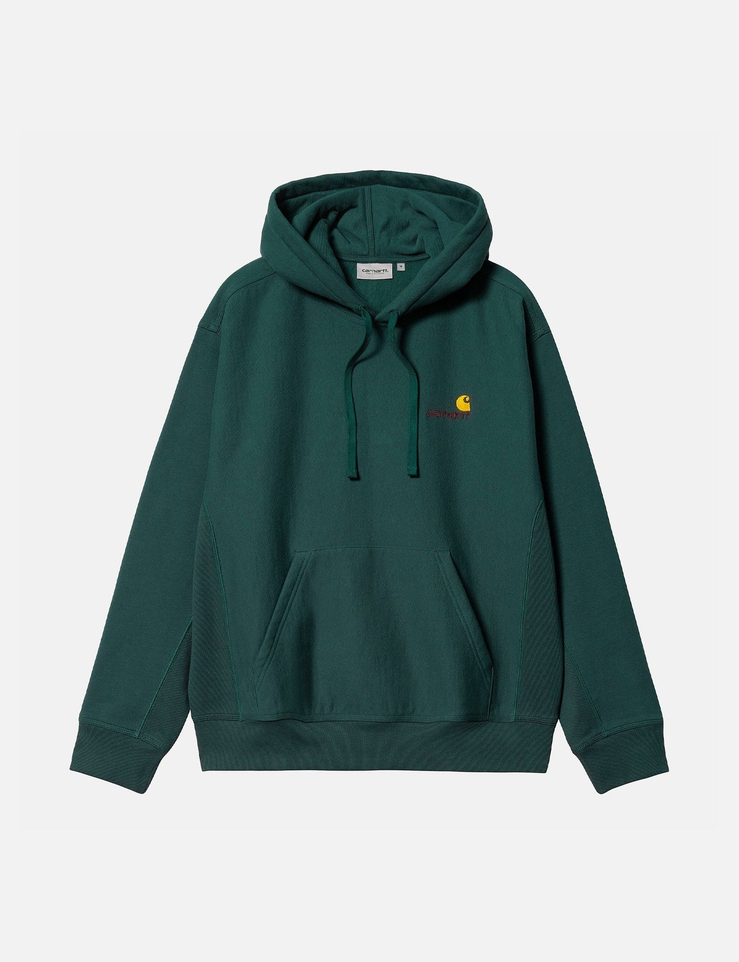 Kapuzenpullover „American Script“ – Botanic Green