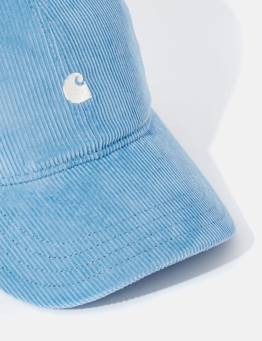 Casquette Harlem (Côtelé) - Bleu Piscine/Cire