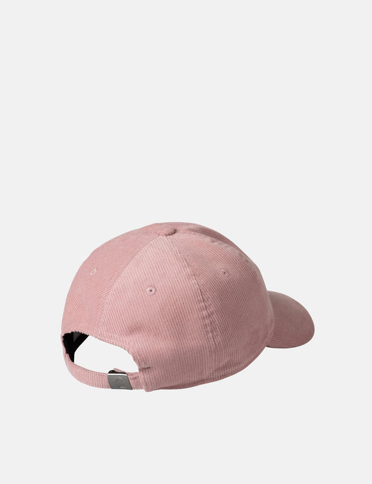 Casquette Harlem en velours côtelé (6 pans) - Rose vitreux