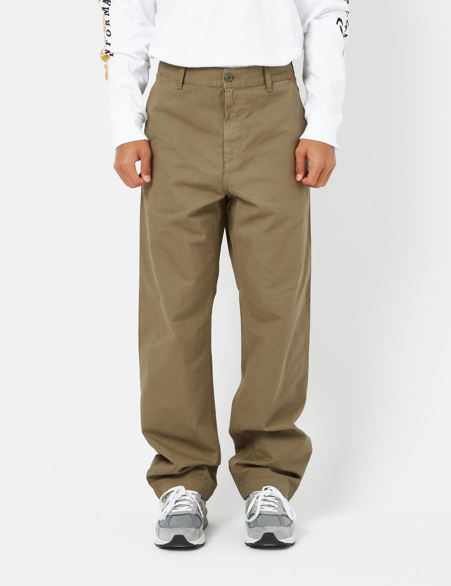 Pantalon Wesley (coupe droite) - Vert algue