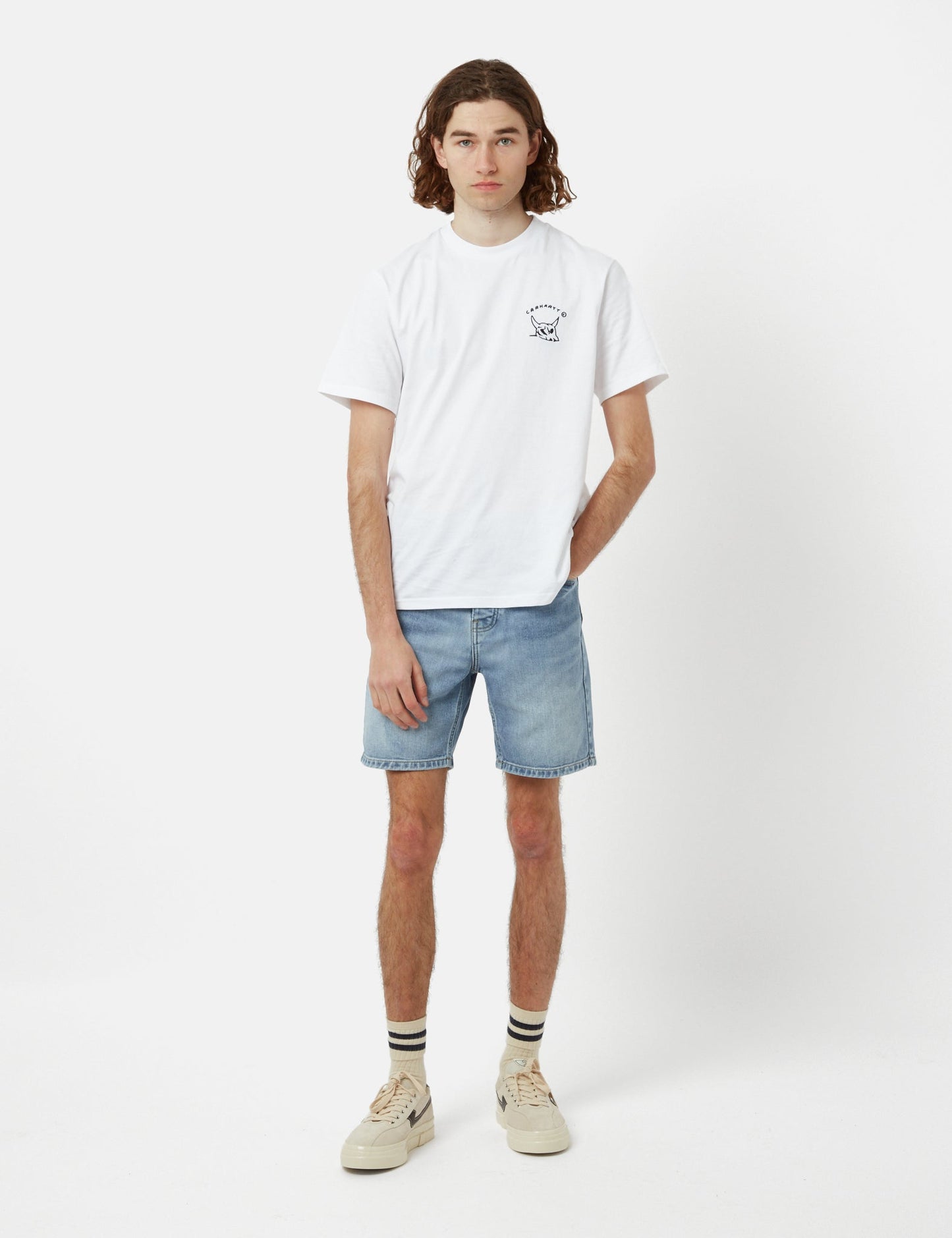 Newel Shorts (Bio) - Blue Light Used Wash