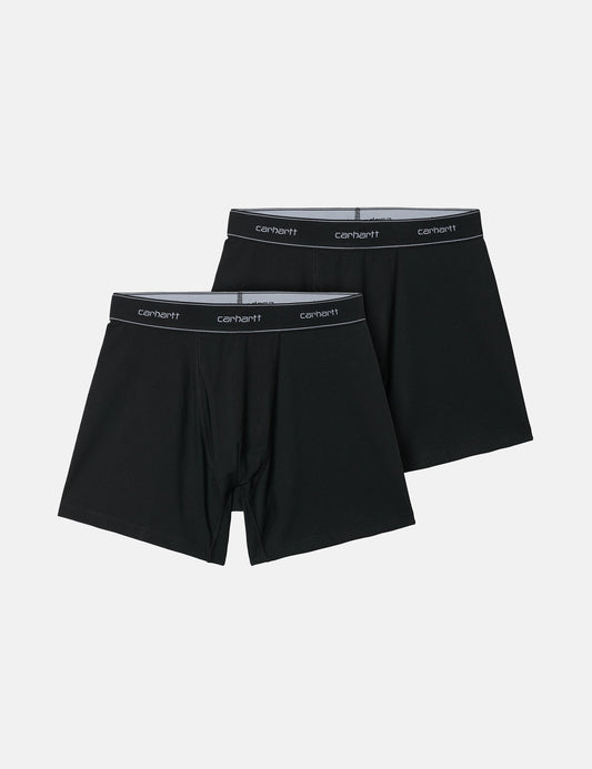 Caleçon Boxer en Coton - Noir/Noir