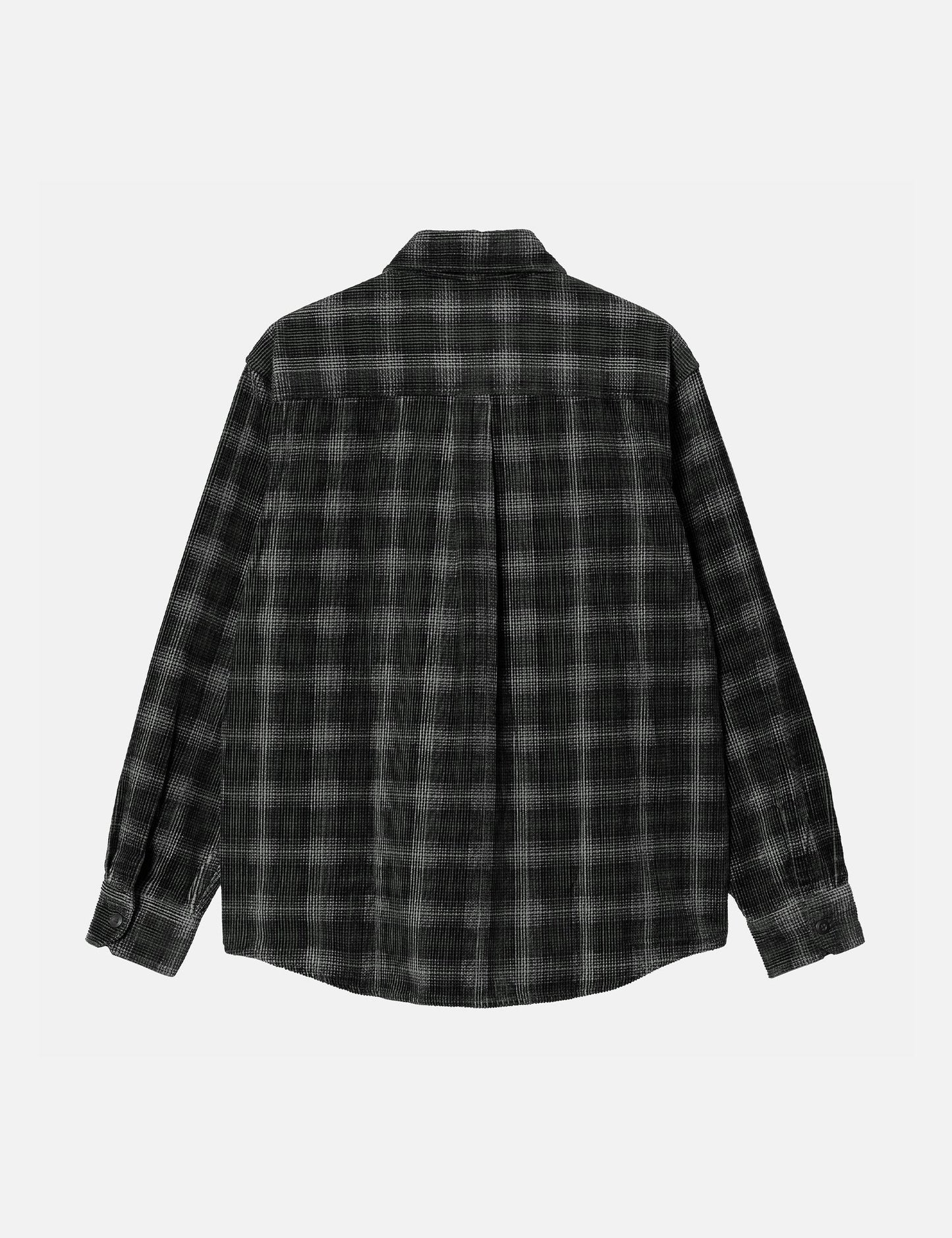 Flint Cordhemd (Wiley Check) – Vulcan Grey